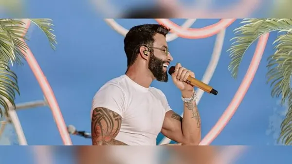 Gusttavo Lima estava no encontro e compartilhou momento nas redes sociais